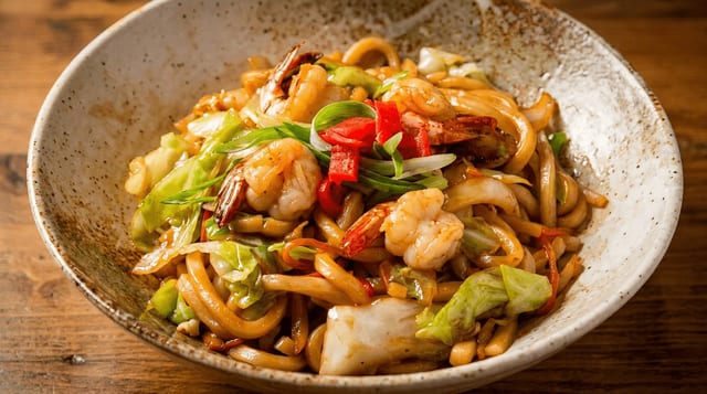 Seafood Yaki Soba.