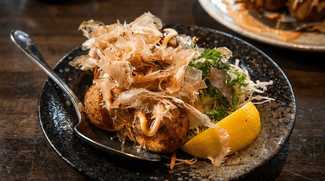 Takoyaki.
